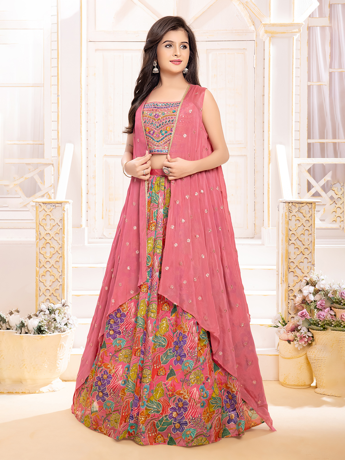 Girls Pink Lehenga Choli Online – Soft Pastels to Bold