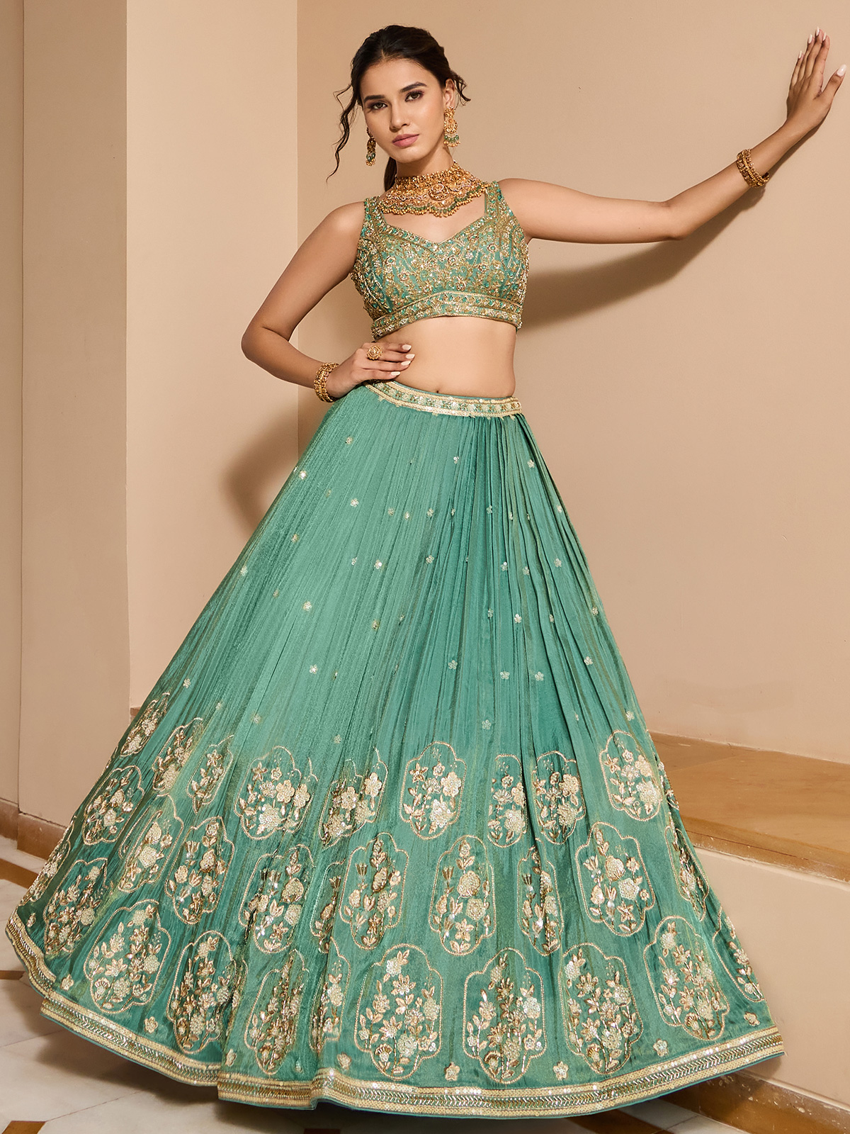 Beautiful lehengas online hot sale