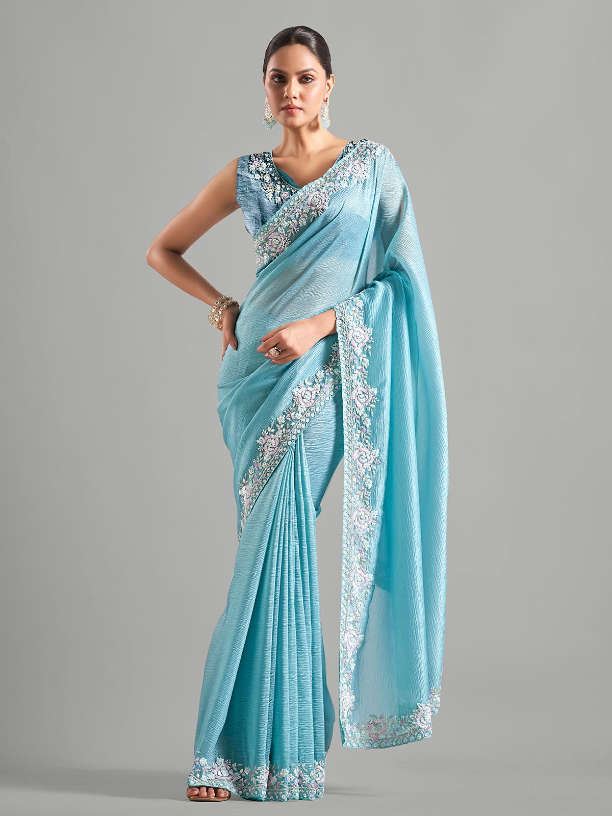 Blue Sarees