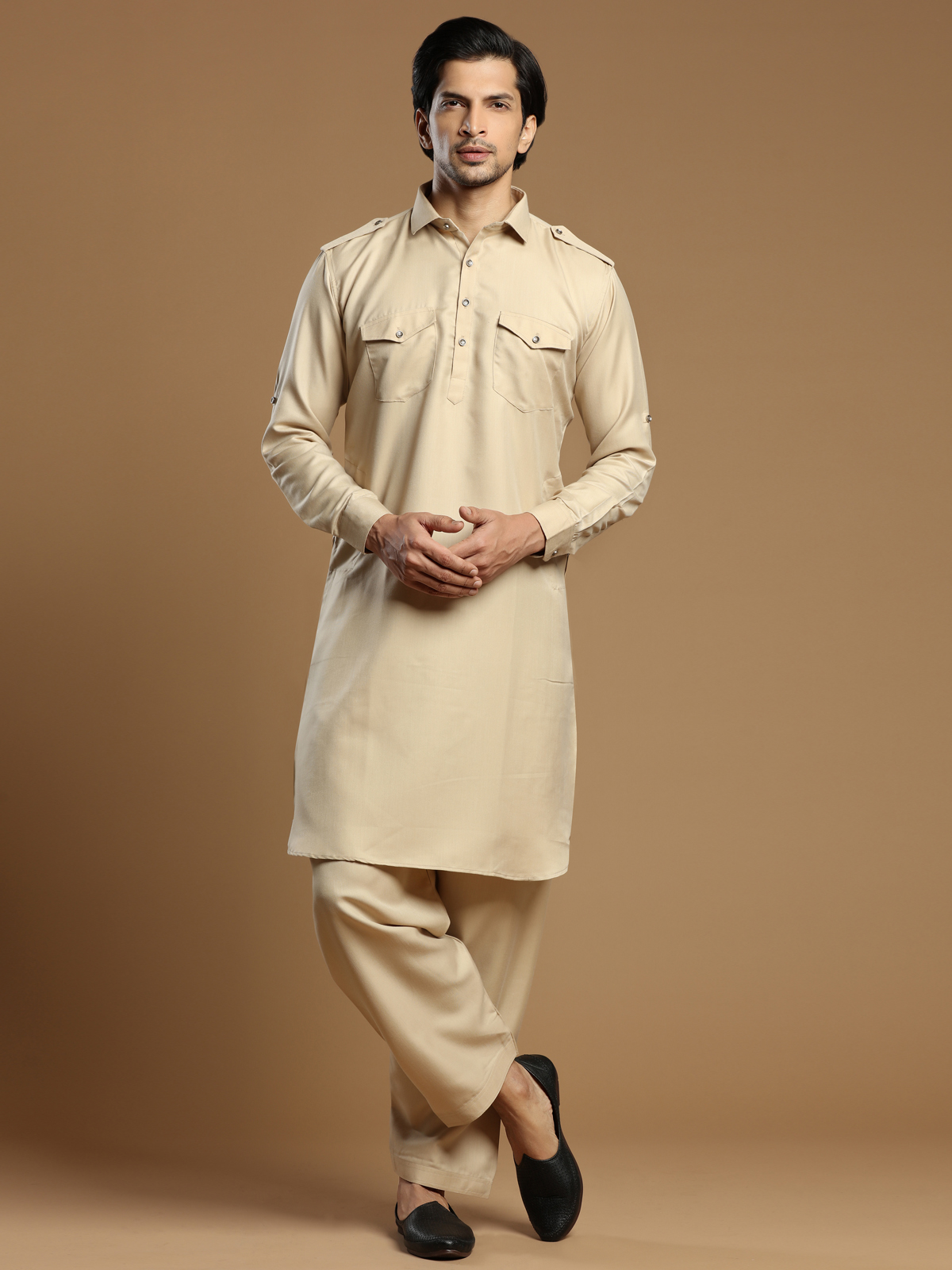 Beige Kurta Pajama Buy Neutral Beige Kurta Pajama Online in