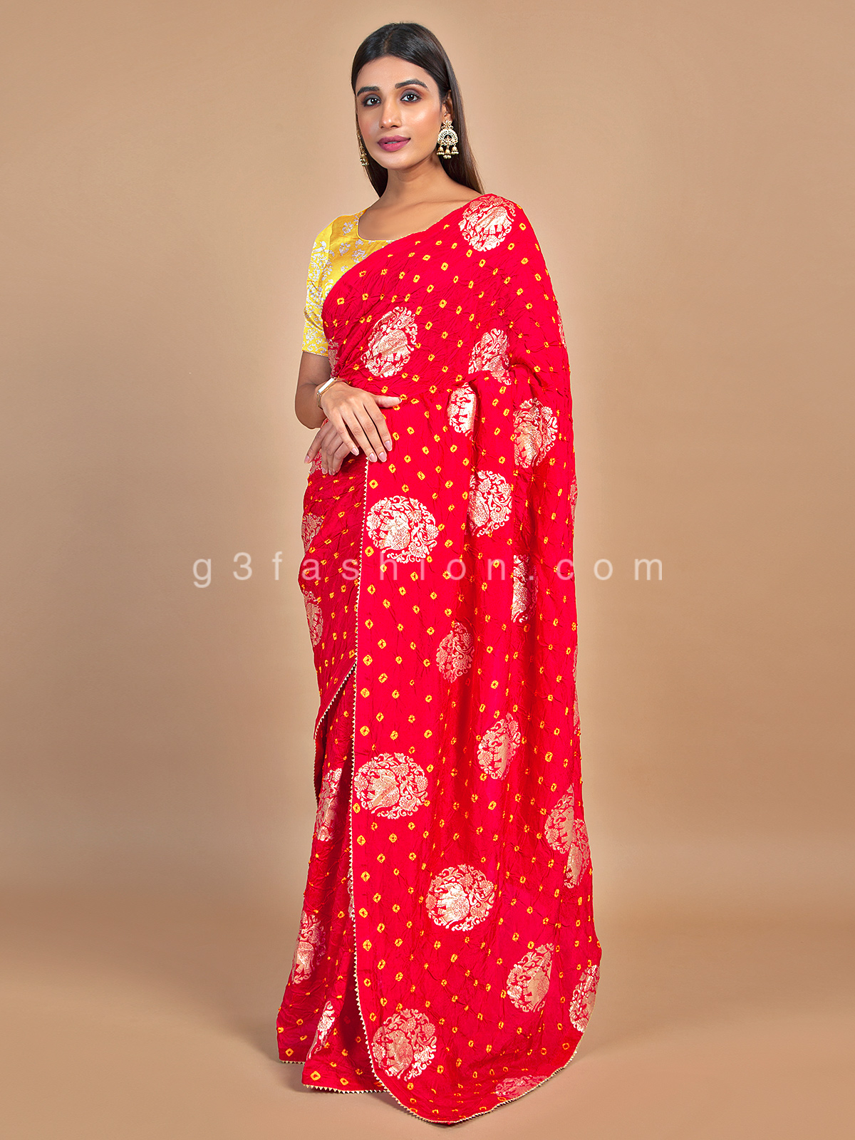 Shop Bandhej Sarees Online Exclusive Collection in Canada Canada