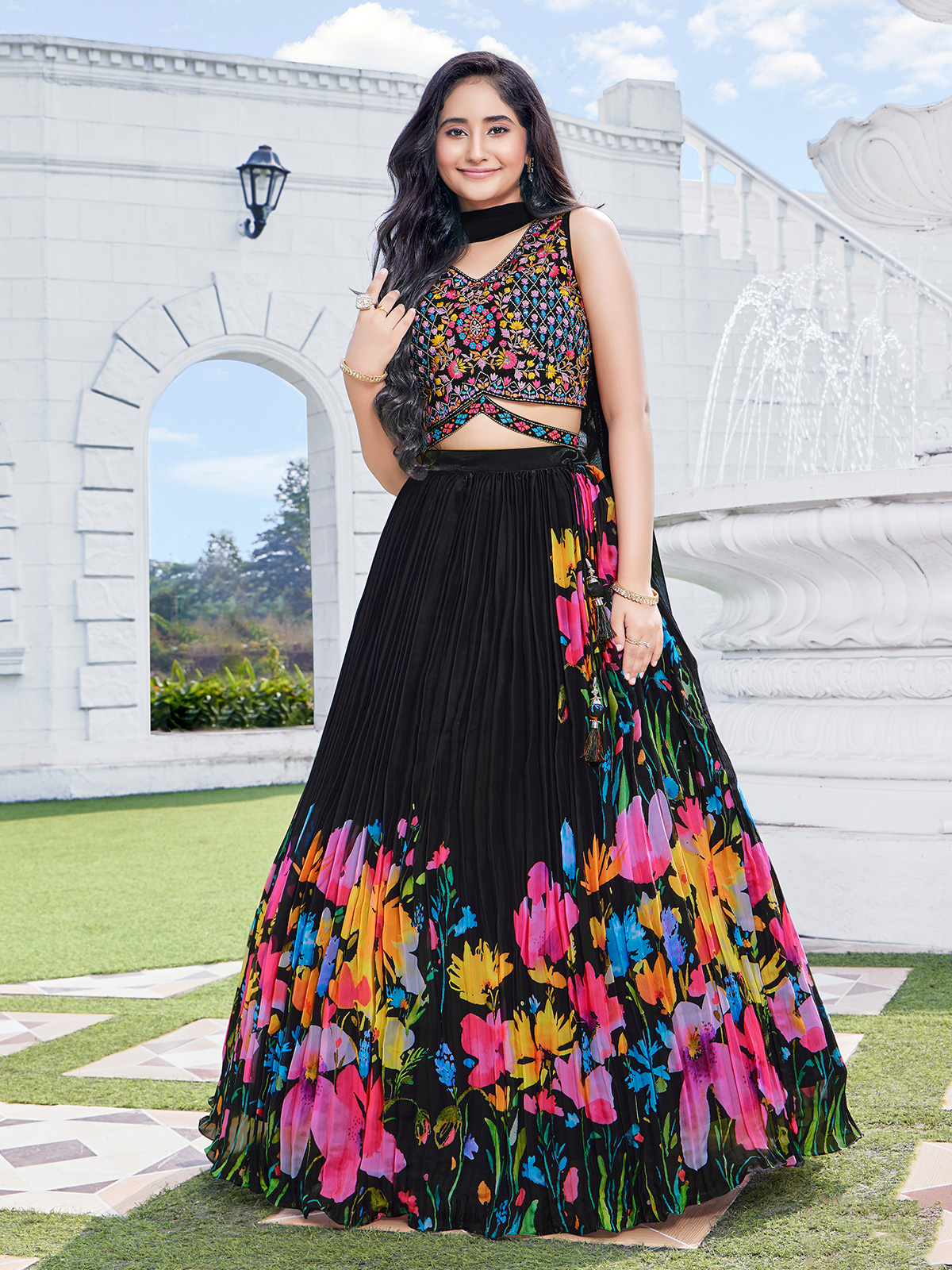 Party wear lehenga choli for girls deals