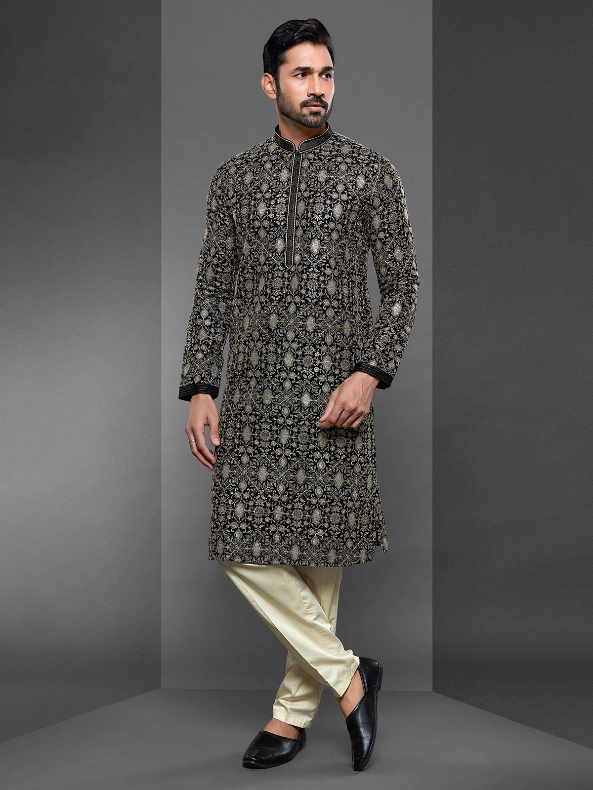 Black Kurta Pajama