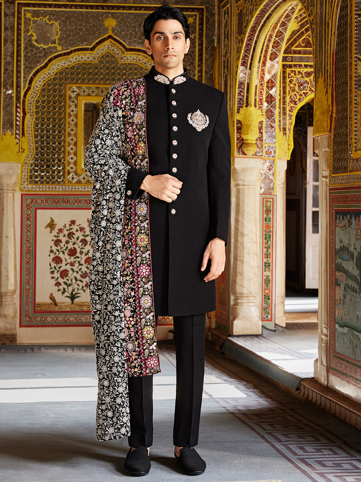 Black Sherwanis: Buy Black Sherwani for Men at G3Fashion