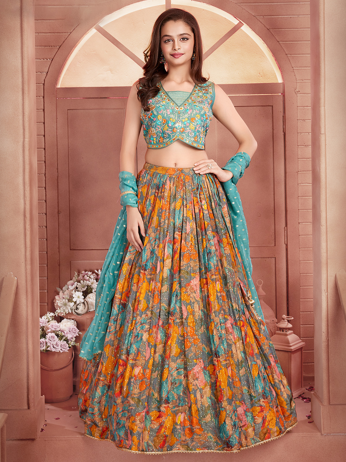 Chaniya choli for kids 2025