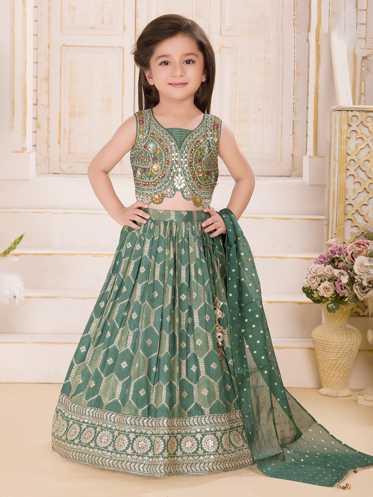 Girls Lehenga Choli for Mehndi Buy Colorful Pre-Wedding Outfits