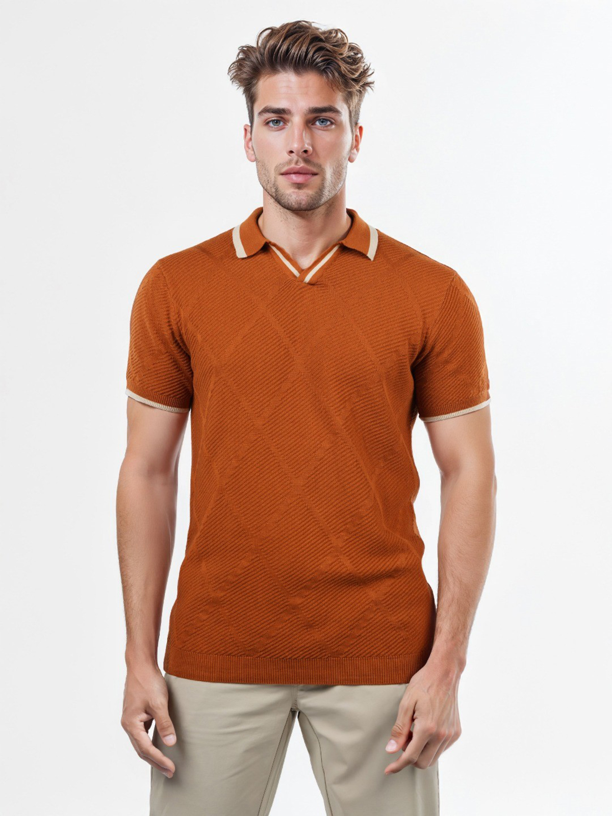 celio (Tシャツ・カットソー) メンズ Tシャツ T-ADJUST-SLITS-R17（Tシャツ/カットソー