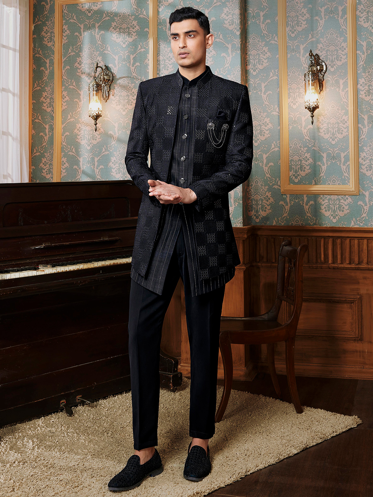 Indo Western Dress Ethnic Gowns For Wedding Ethnic Wear Myntra