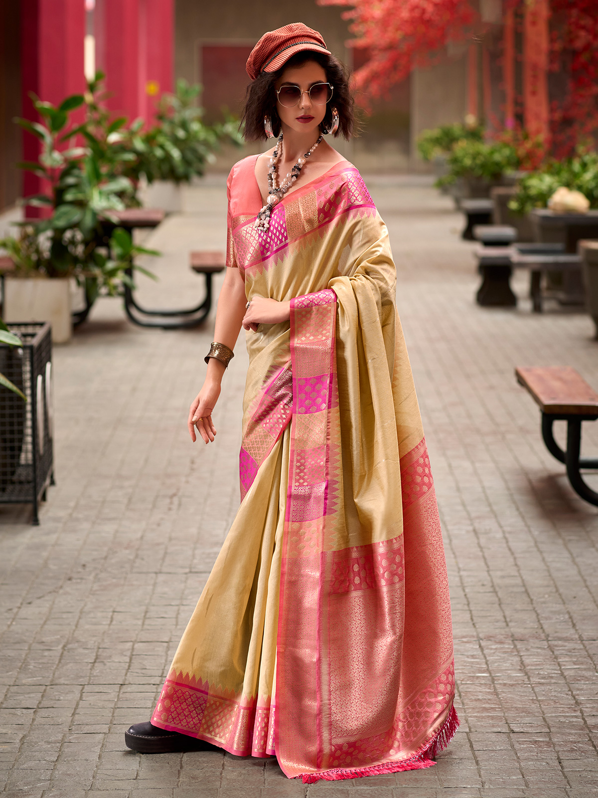 Buy Banarasi Silk Saree to Enhance Your Festive Look in USA