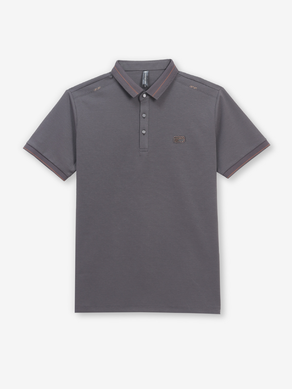 cookyss_grey_plain_cotton_polo