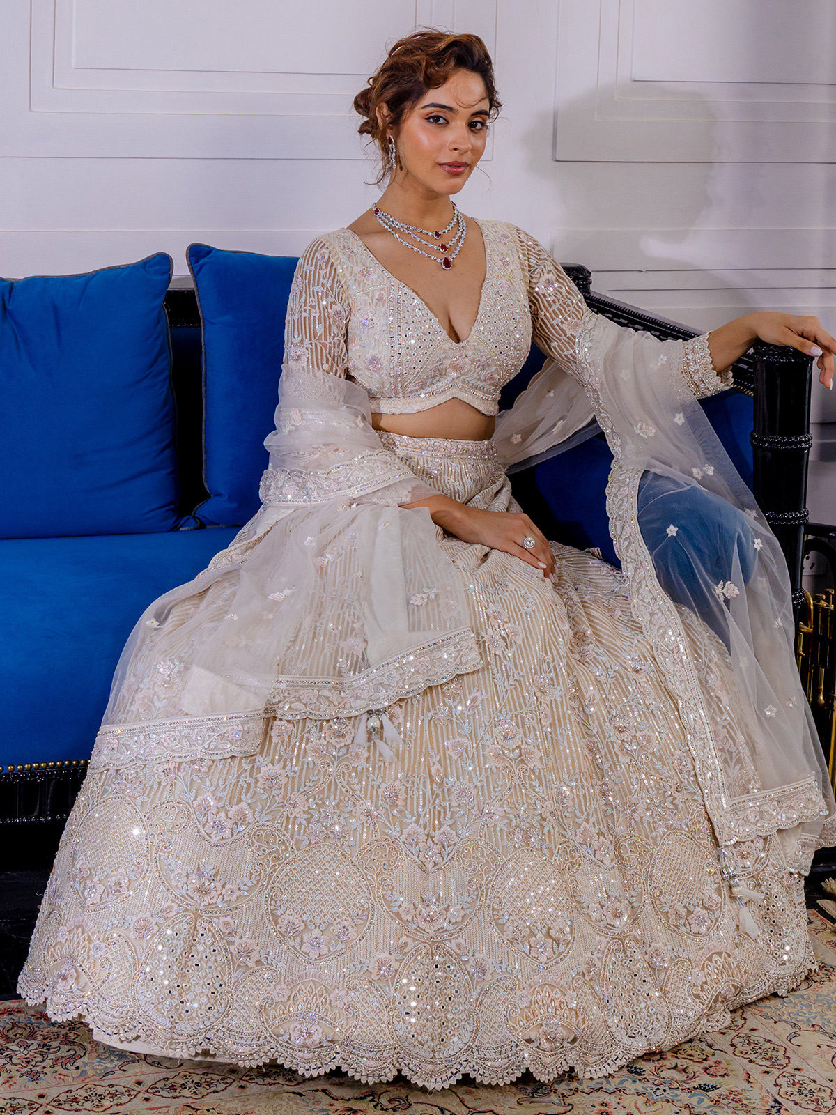 Net Worth Shein Sale 2018 Bel Net Lehenga Net Lehenga Choli Sheer