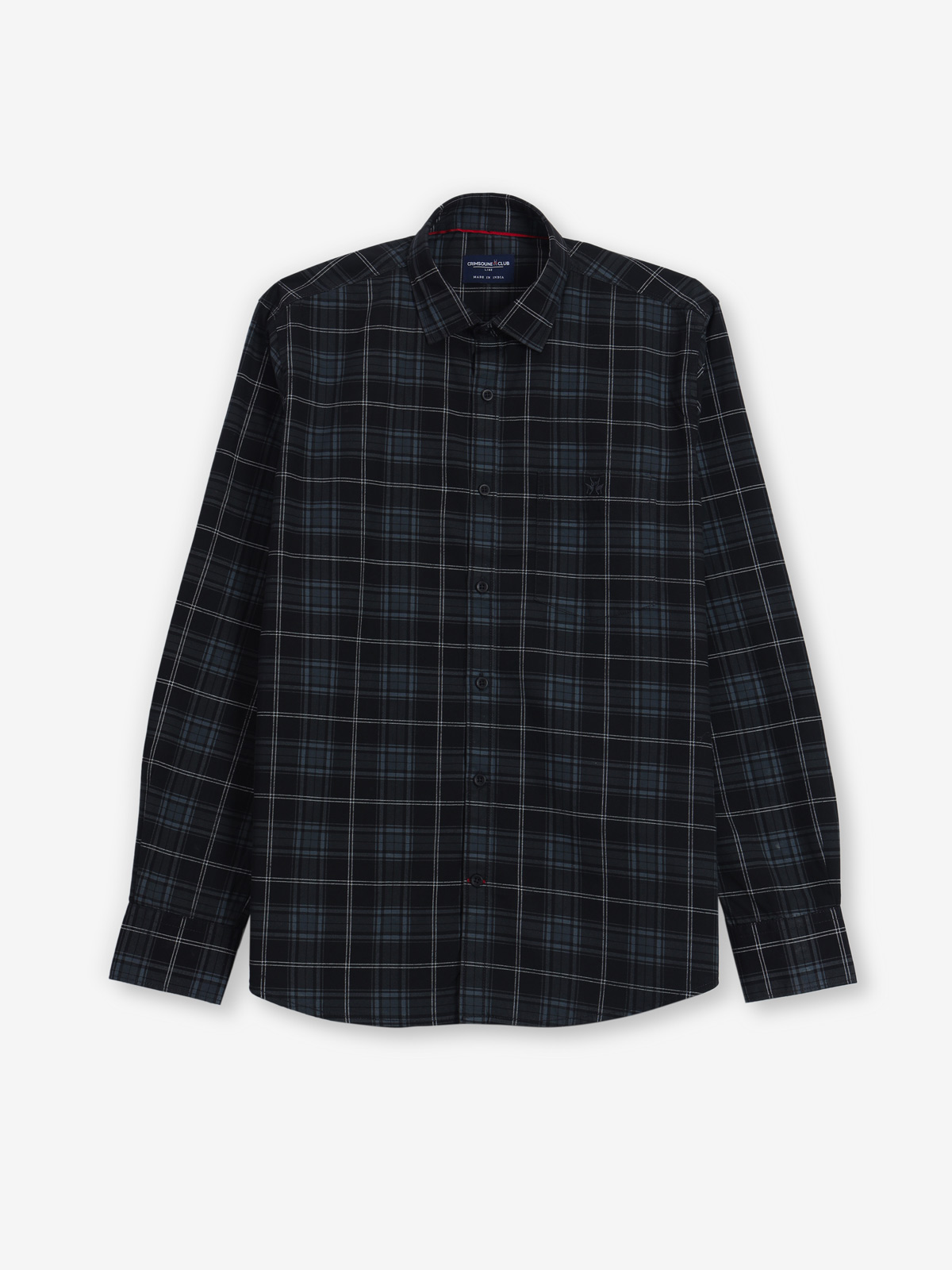 【oan】See-through Check Shirt WINDOWPANE-CHECKED SHIRT - LIGHT BLUE / CHECKED | COS