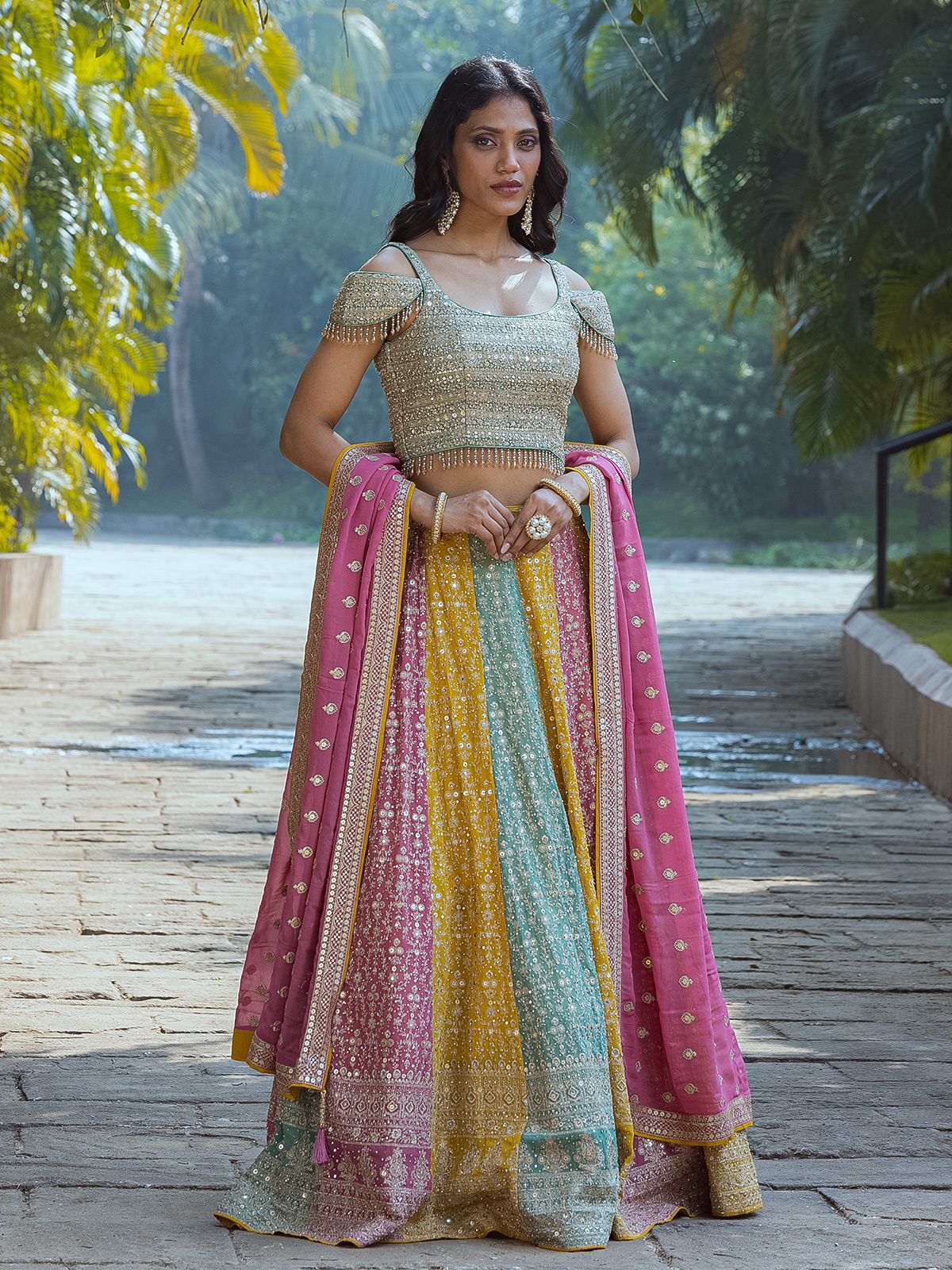 Colorful lehenga online