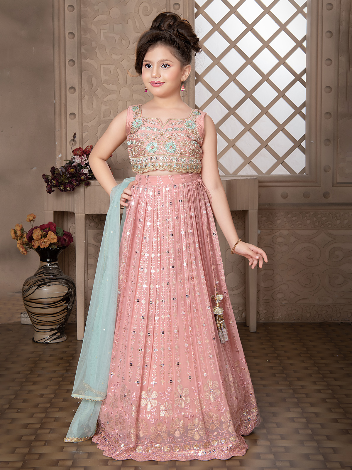 Girls shops lehenga style