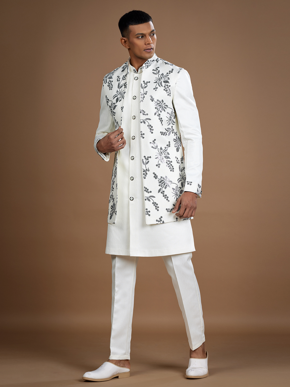 Buy White Waistcoat Set for Men in Canada G3 Fashion Canada