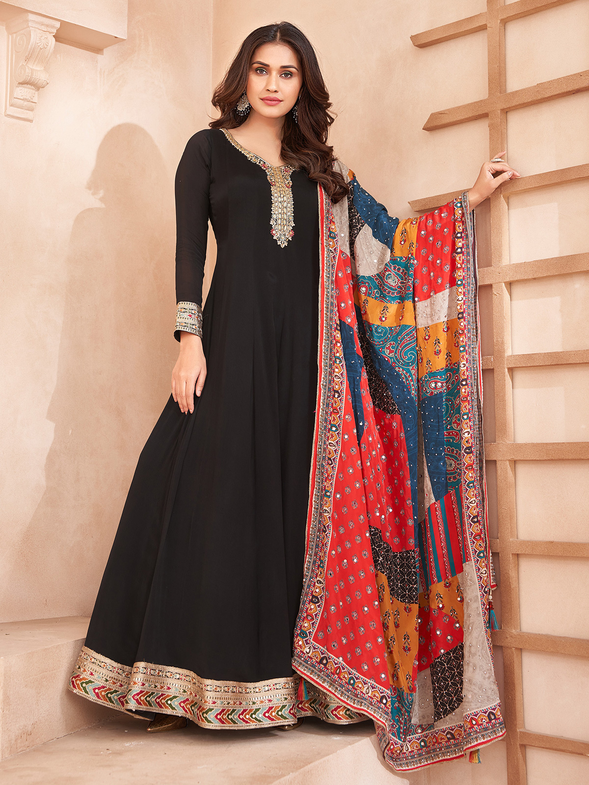 Floor Length Salwar Suit Graceful and Sophisticated G3+ Fashion - Main Image