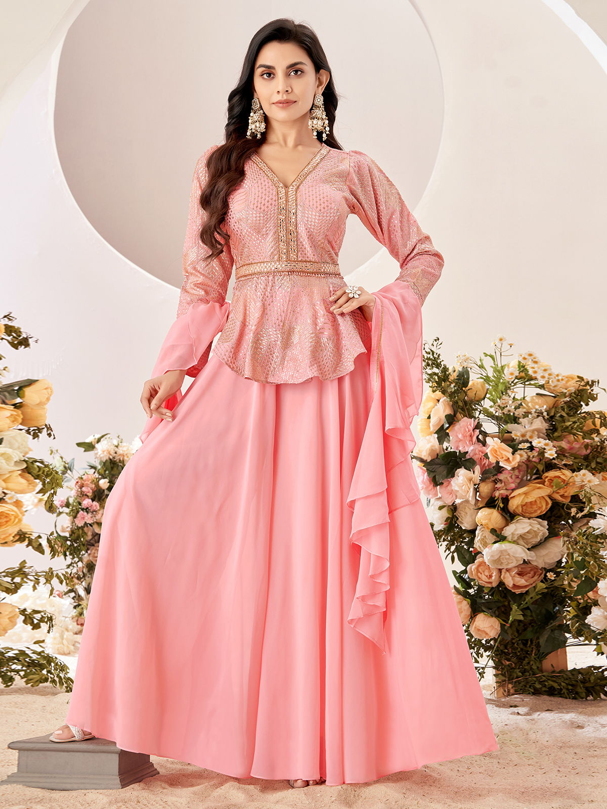 Buy Pink Salwar Suits Online for Women at G3 Fashion