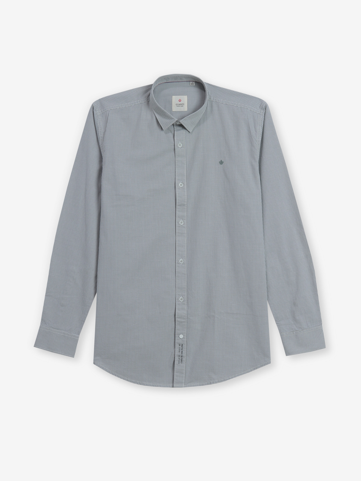 【oan】See-through Check Shirt being_human_pink_checks_cotton