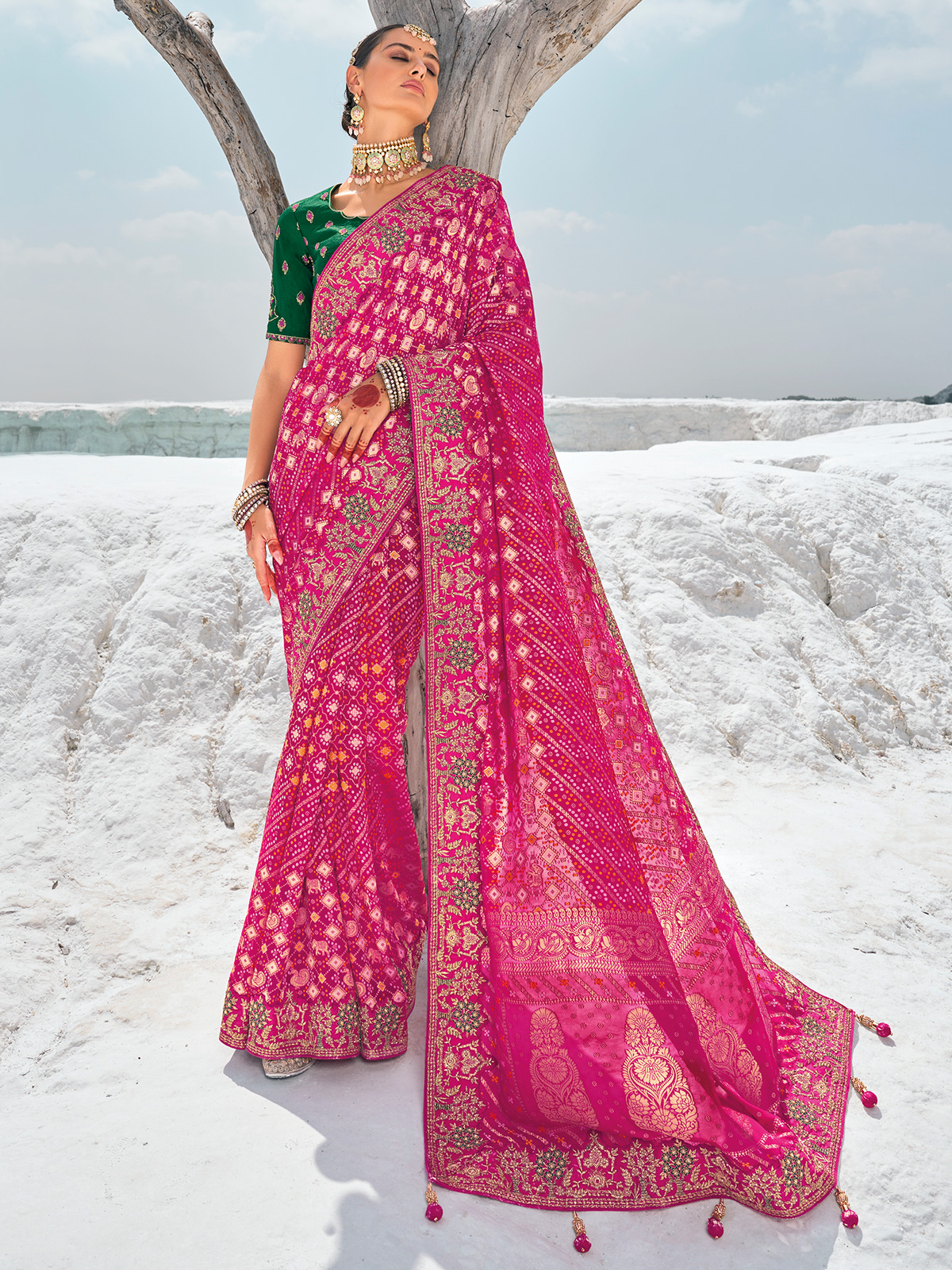 Bandhej online clearance