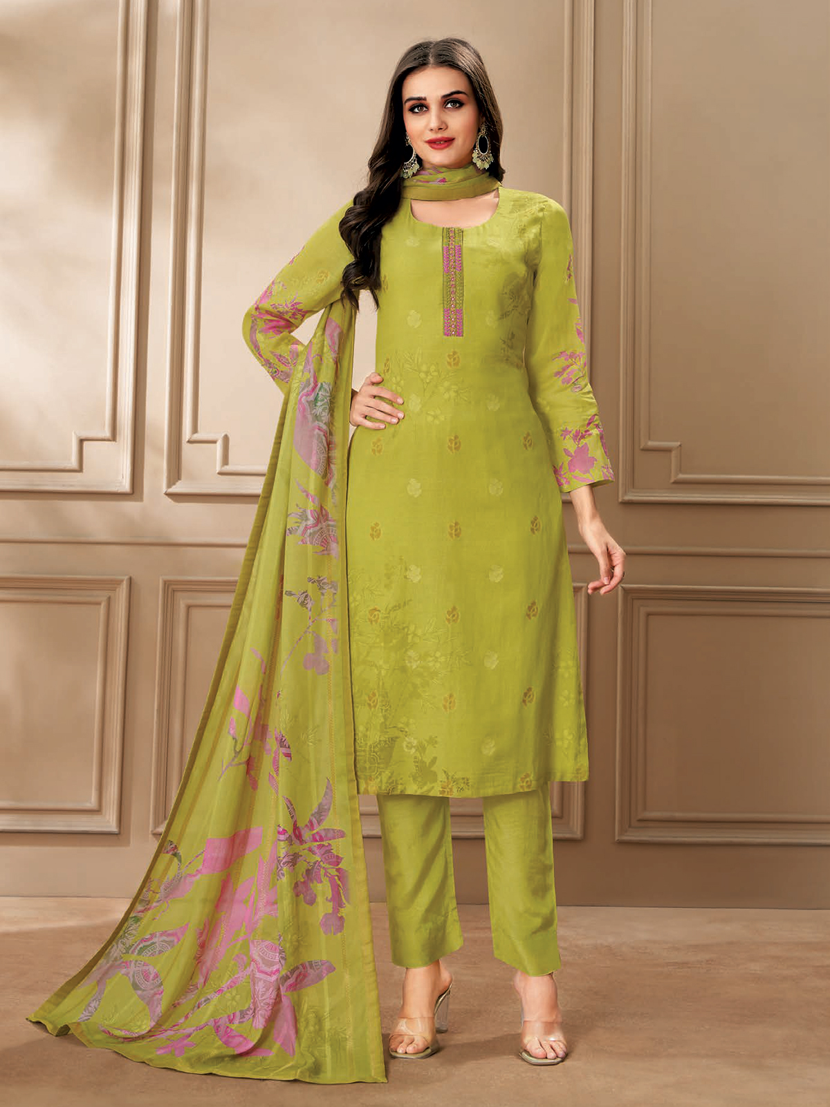 cotton embroidered suits online