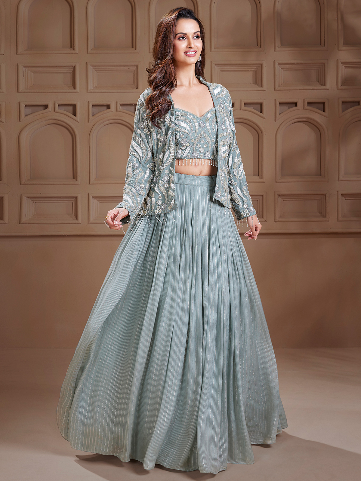 Wedding party wear lehenga on sale