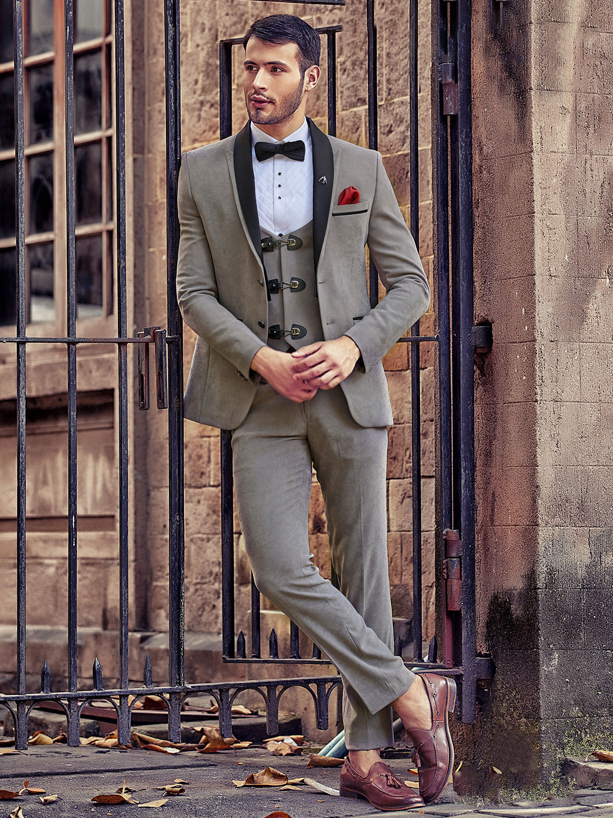 Gray color pant coat shop