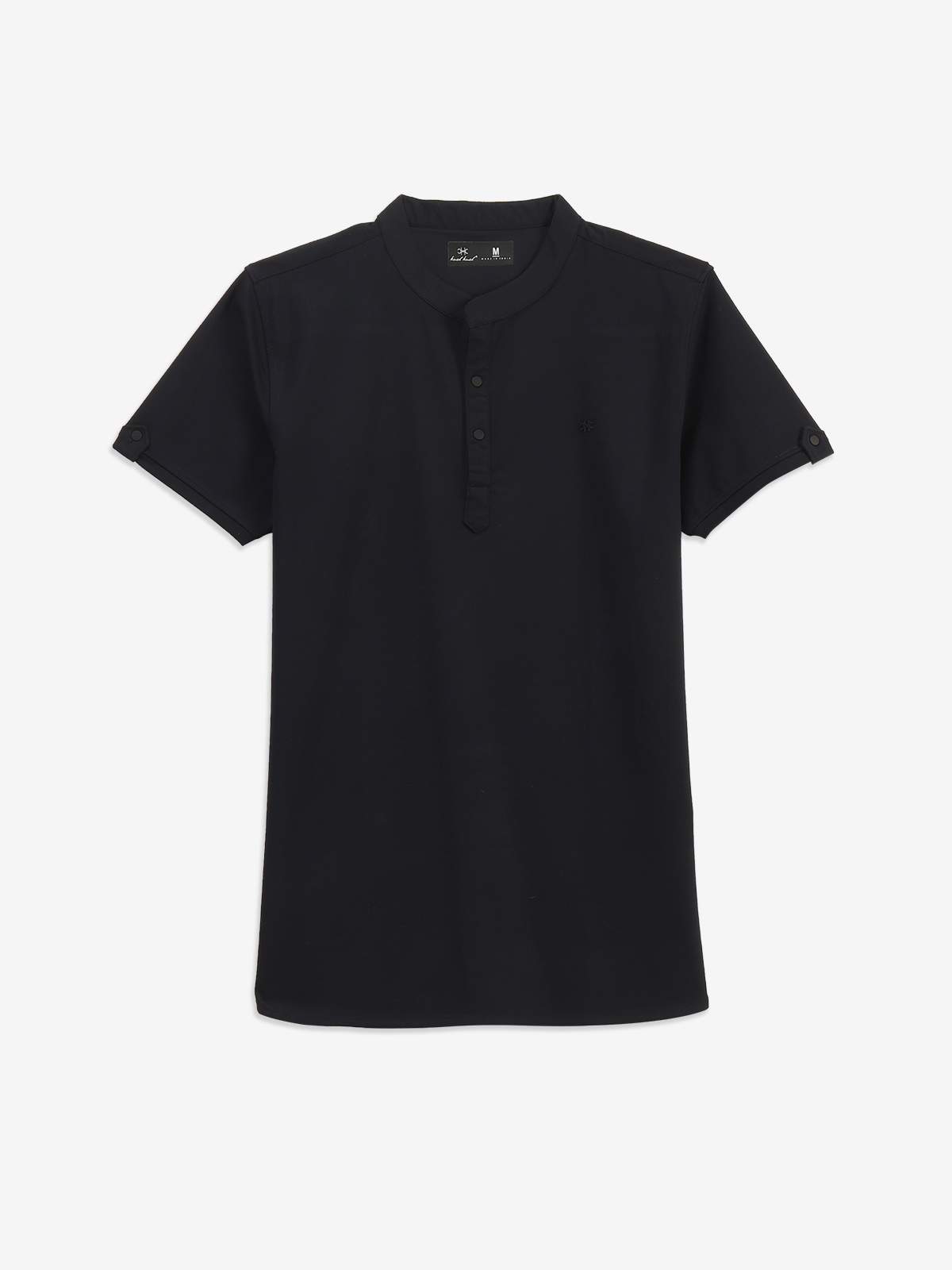 the flat head | fn-tsh-003 henley neck t-shirt - ivory