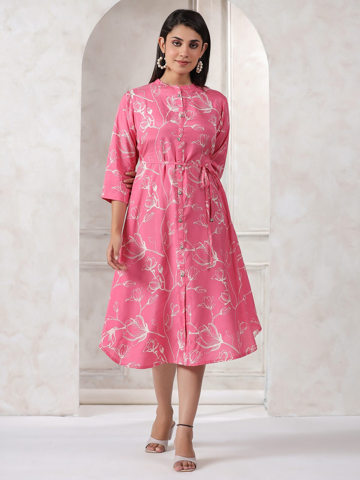 Peach colour kurti best sale