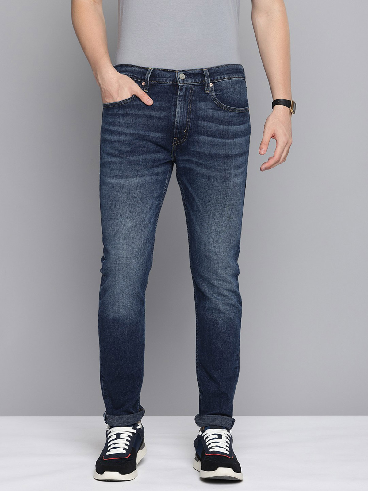 【MODERNIF】Vimek Regular Denim Pants LMK Wide Jeans – Vibrant miu