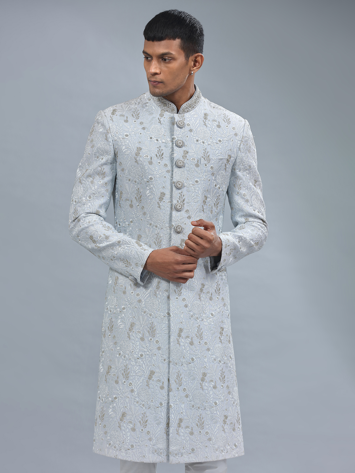 Cotton sherwani for groom new arrivals