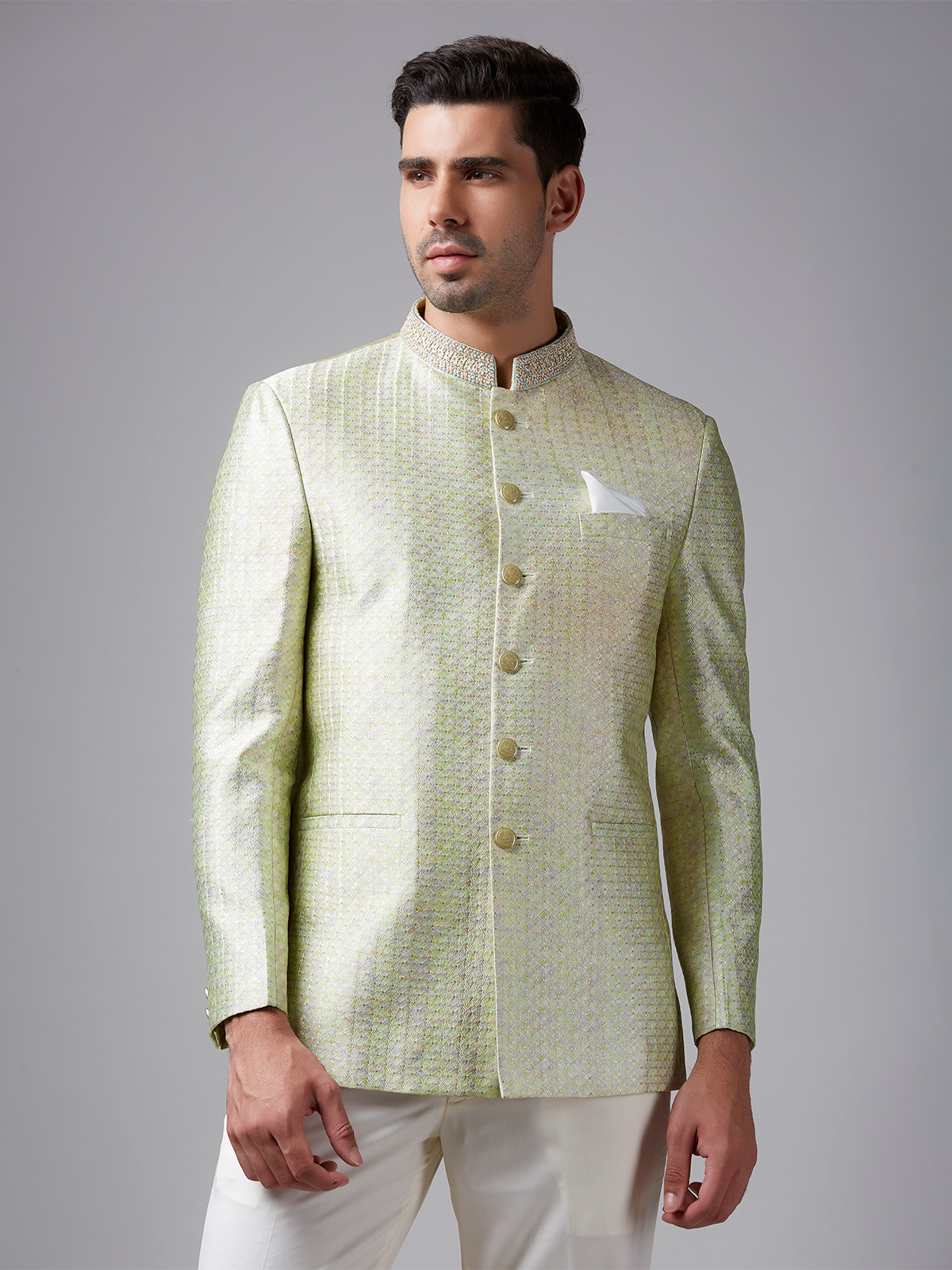 Jodhpuri Coat For men Boys Self Designed Indian Green Coat and kurta Pajama for Wedding Partywear Sherwani For Men best Coat Pant Jacket blazer