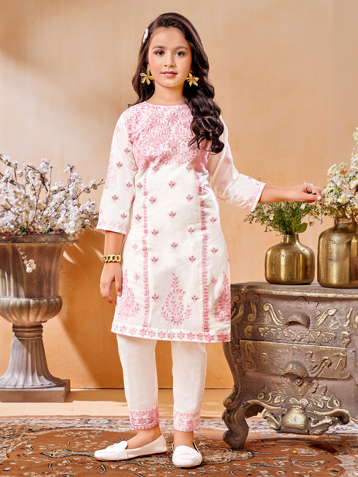 Girls Pink Salwar Suits United Kingdom