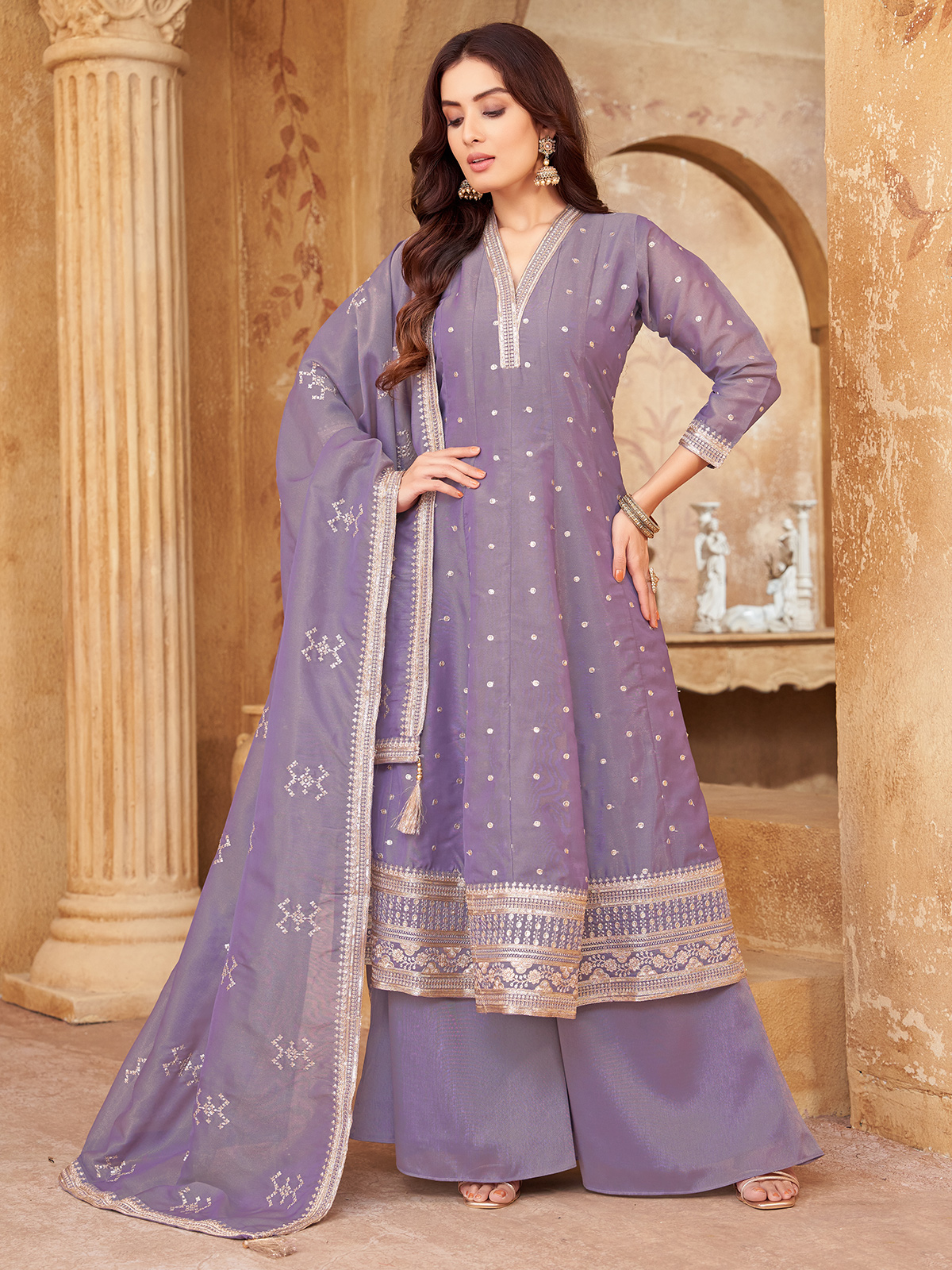 Buy Purple Salwar Suits online in Canada Canada