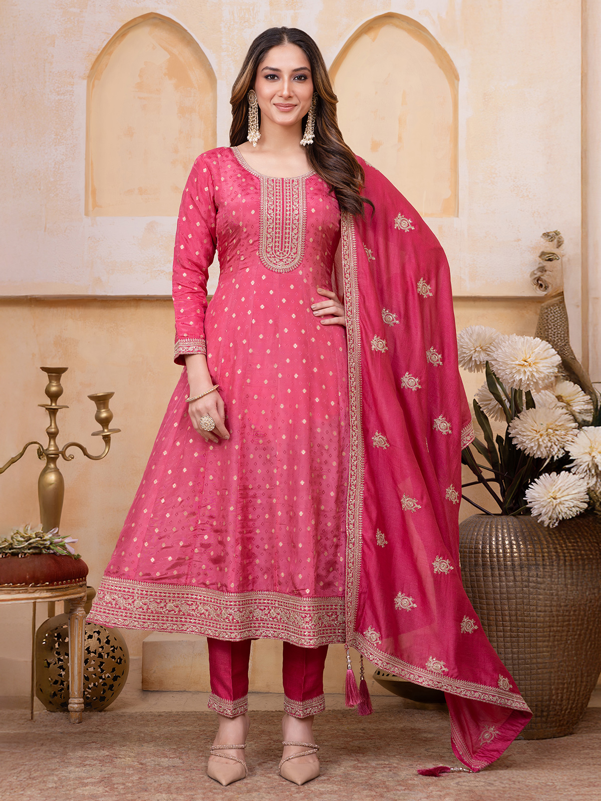 Buy Red Colour Salwar Suit for Women at G3+Fashion
