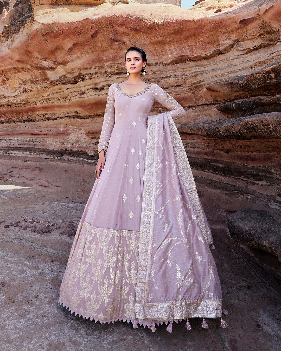 Anarkali suit with salwar hotsell