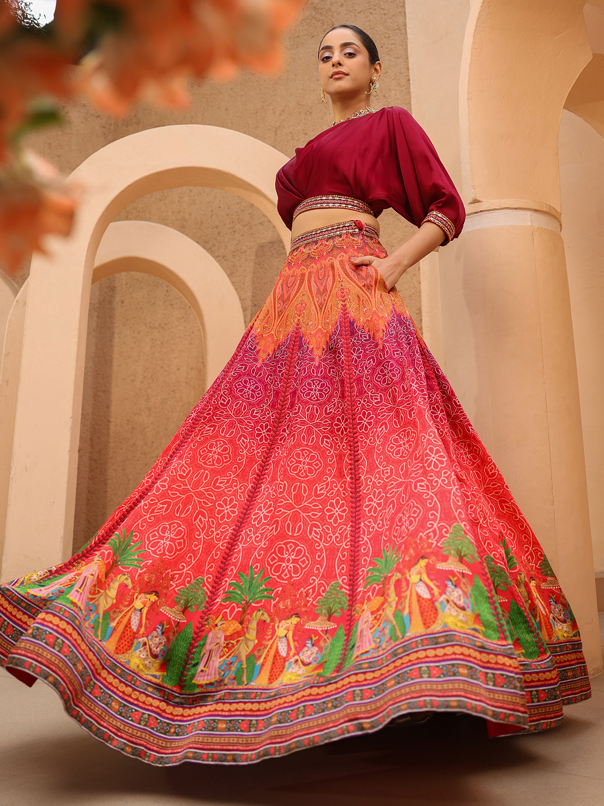 Crop Top Lehenga Buy Crop Top Lehengas for Women in United