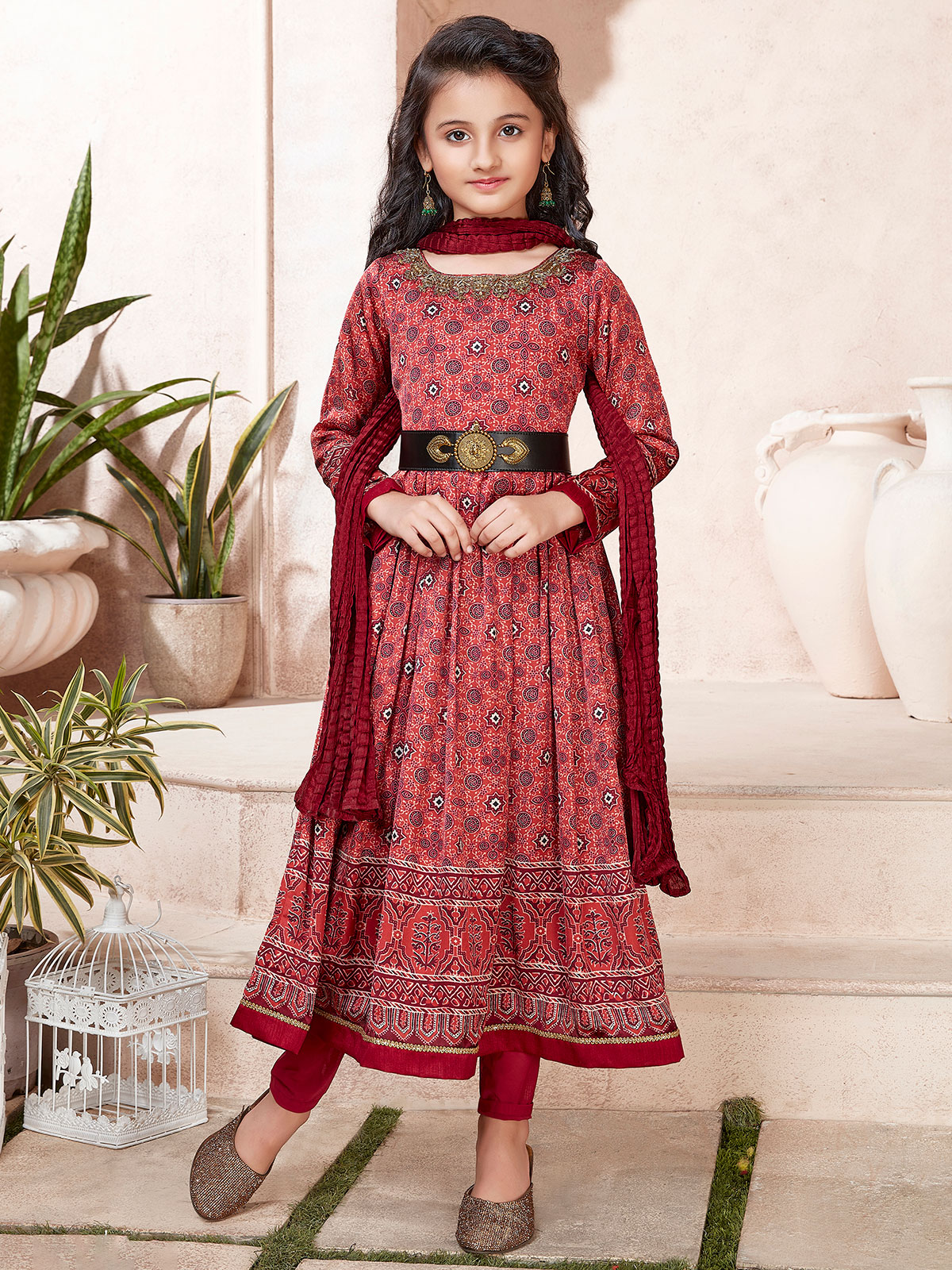 Buy 1 to 14 Year Kids Anarkali Dress Online at G3 Fashion Canada