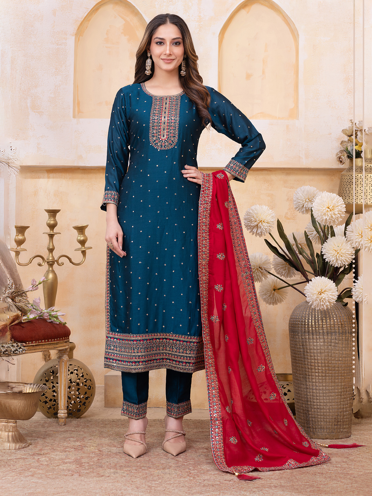 Navy Blue Salwar Suit