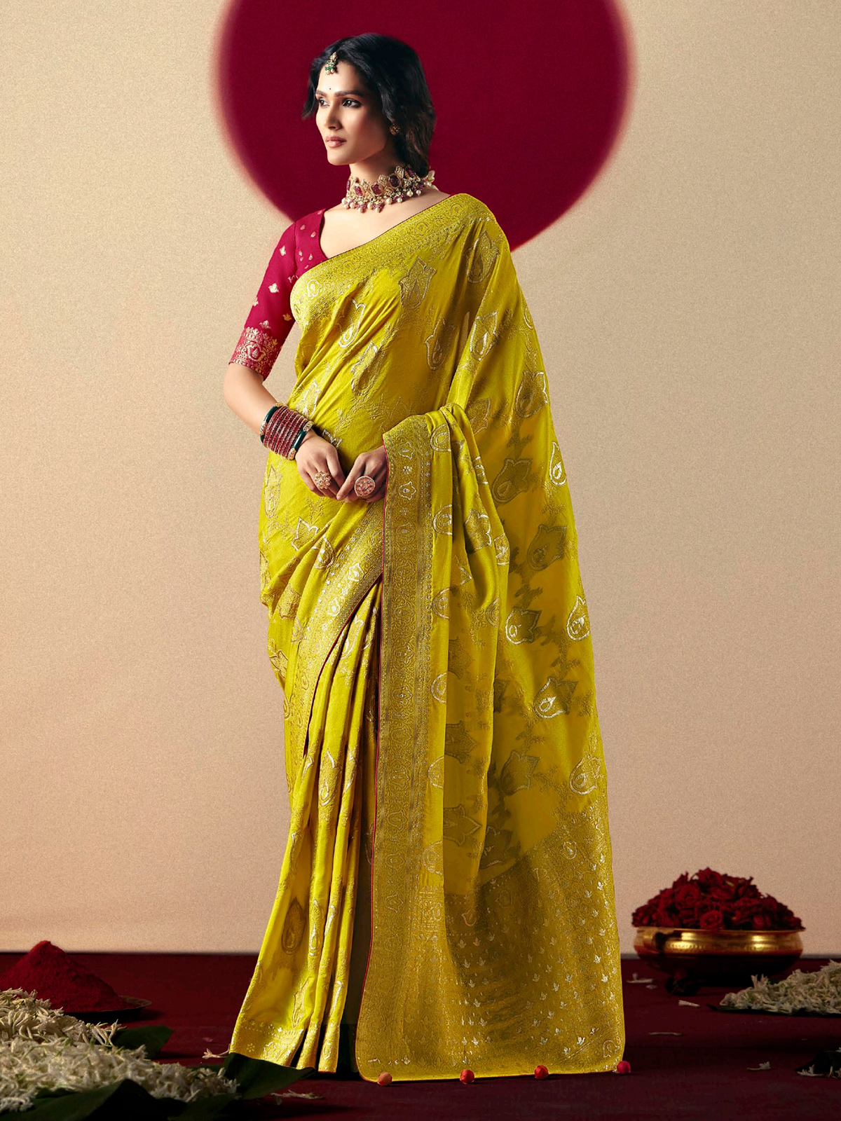 Buy Pure Dola Silk Saree for Women at Best Prices