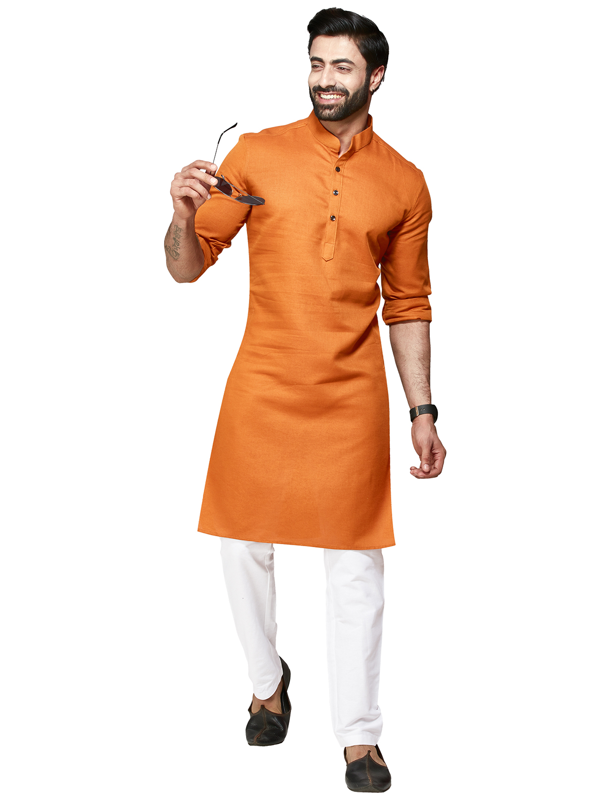Orange Kurta Pajama Canada