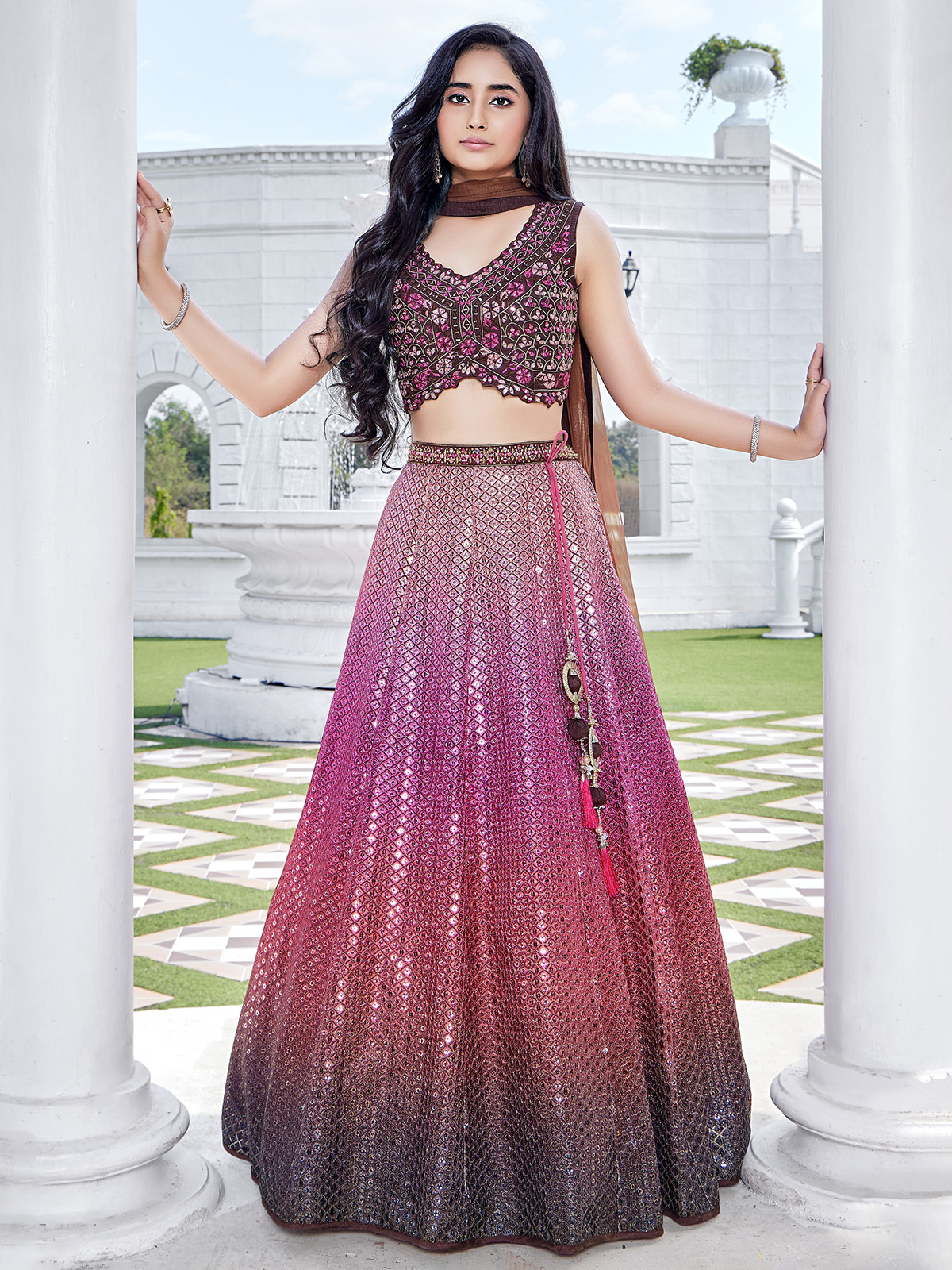 Buy 1 to 14 years Girls Party Wear Lehenga Choli