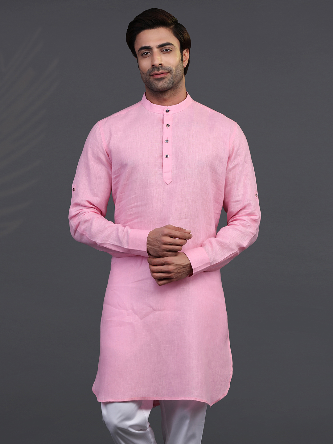 Pink kurta pajama for men new arrivals