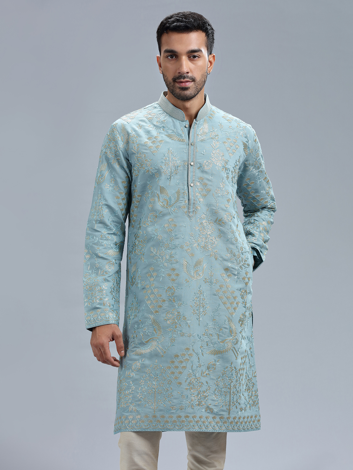 Blue Kurta Pajama Buy Trendy Blue Kurta Pajamas in Canada