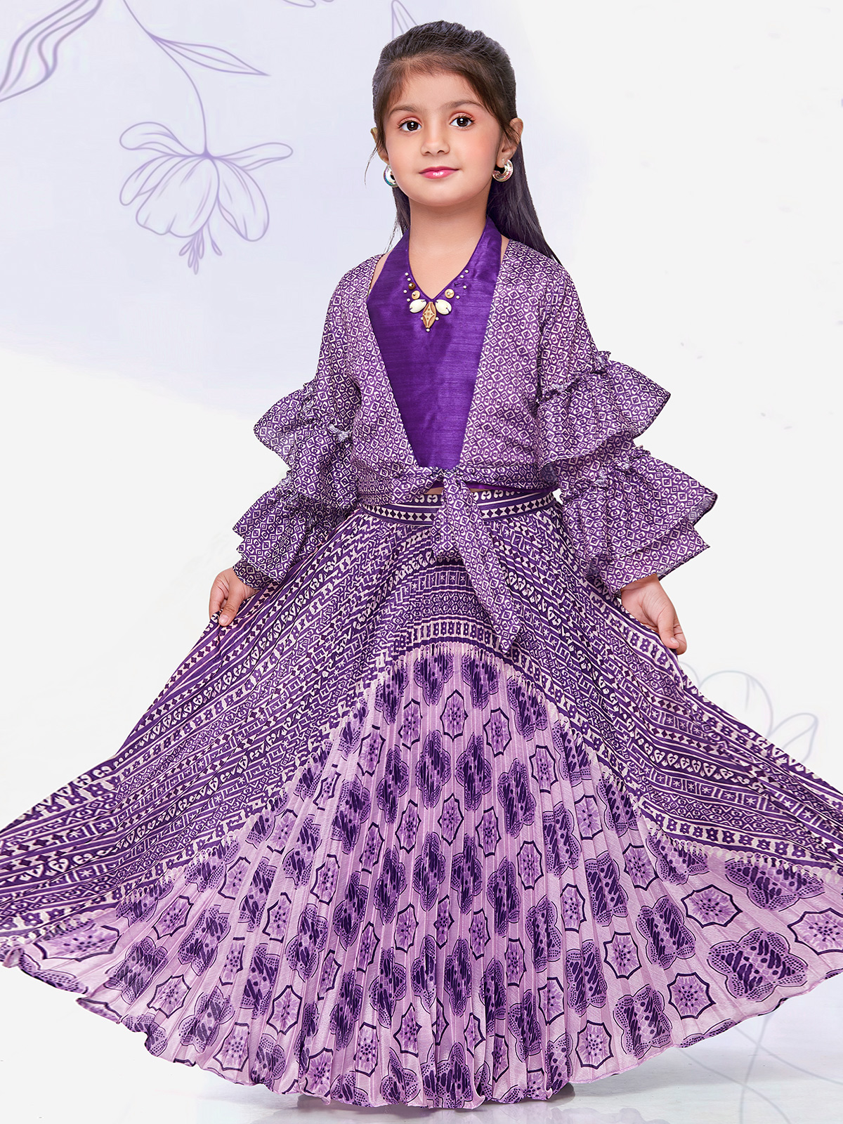 Girl in chaniya choli clearance