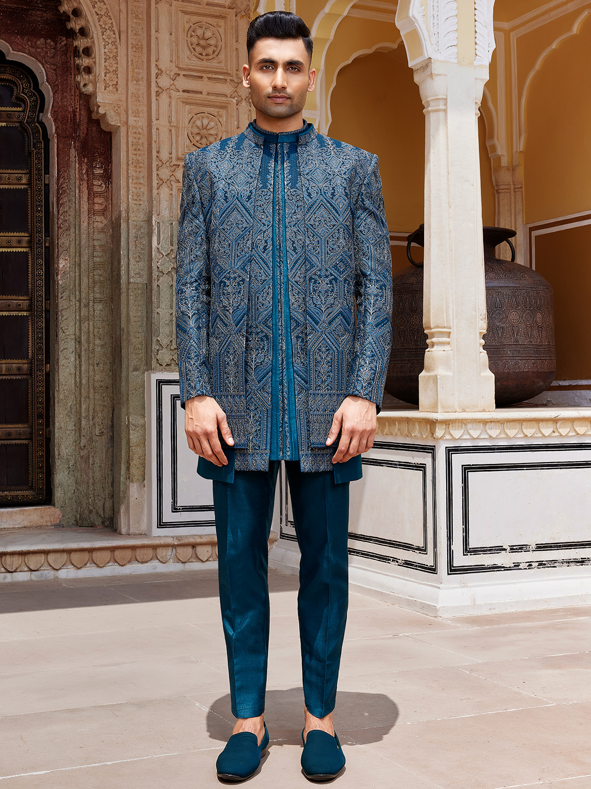 Indo western jacket for mens sale
