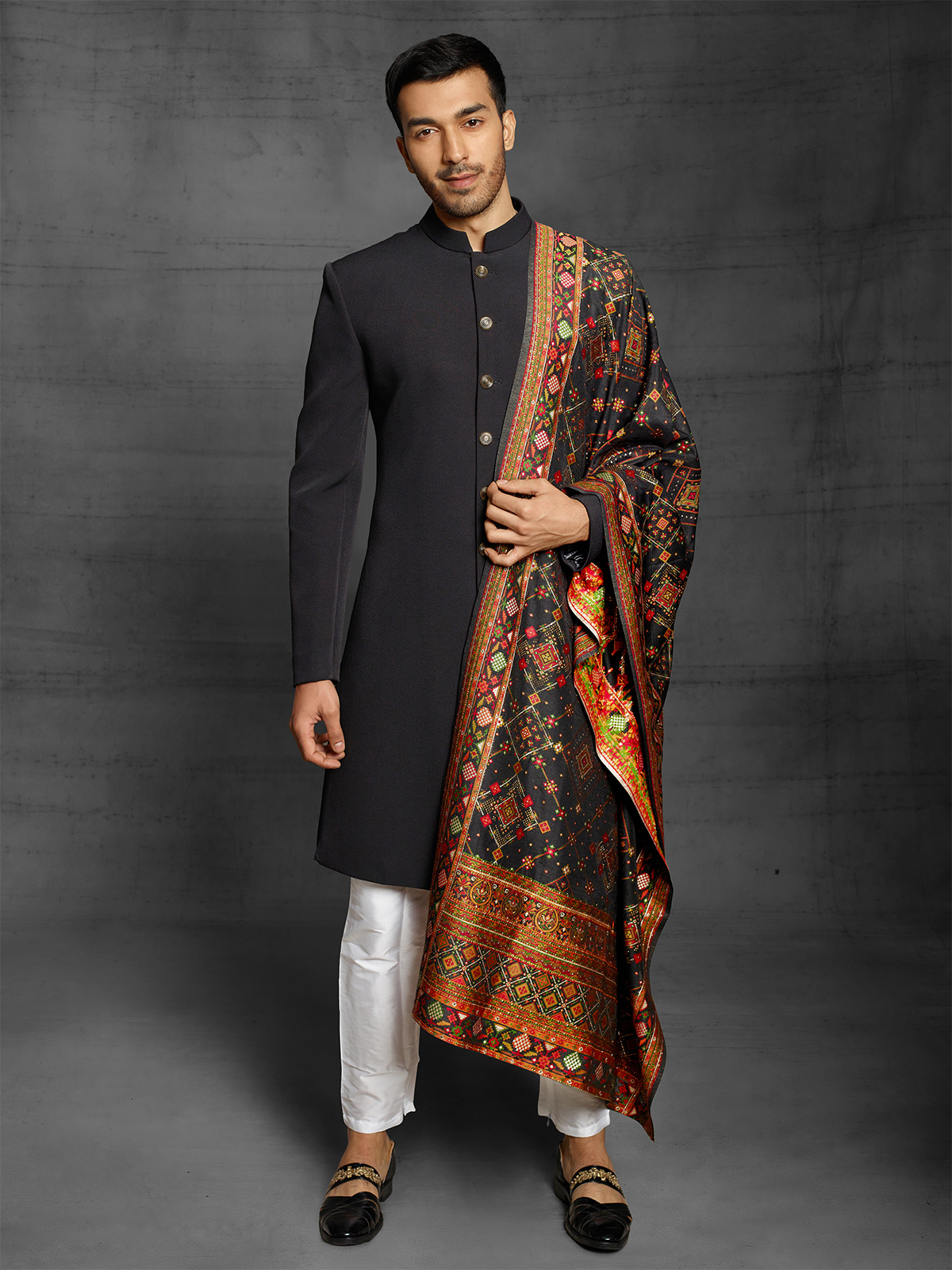 Best black sherwani outlet