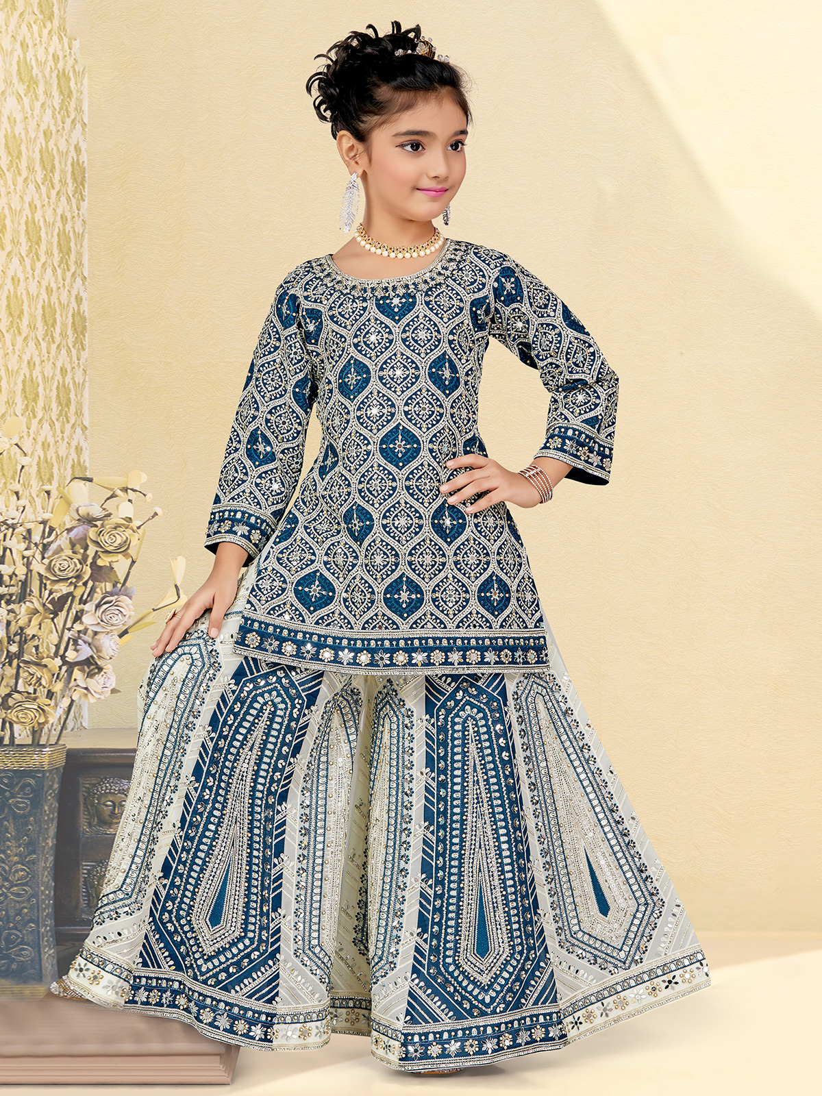 Plazzo suits for girls cheap