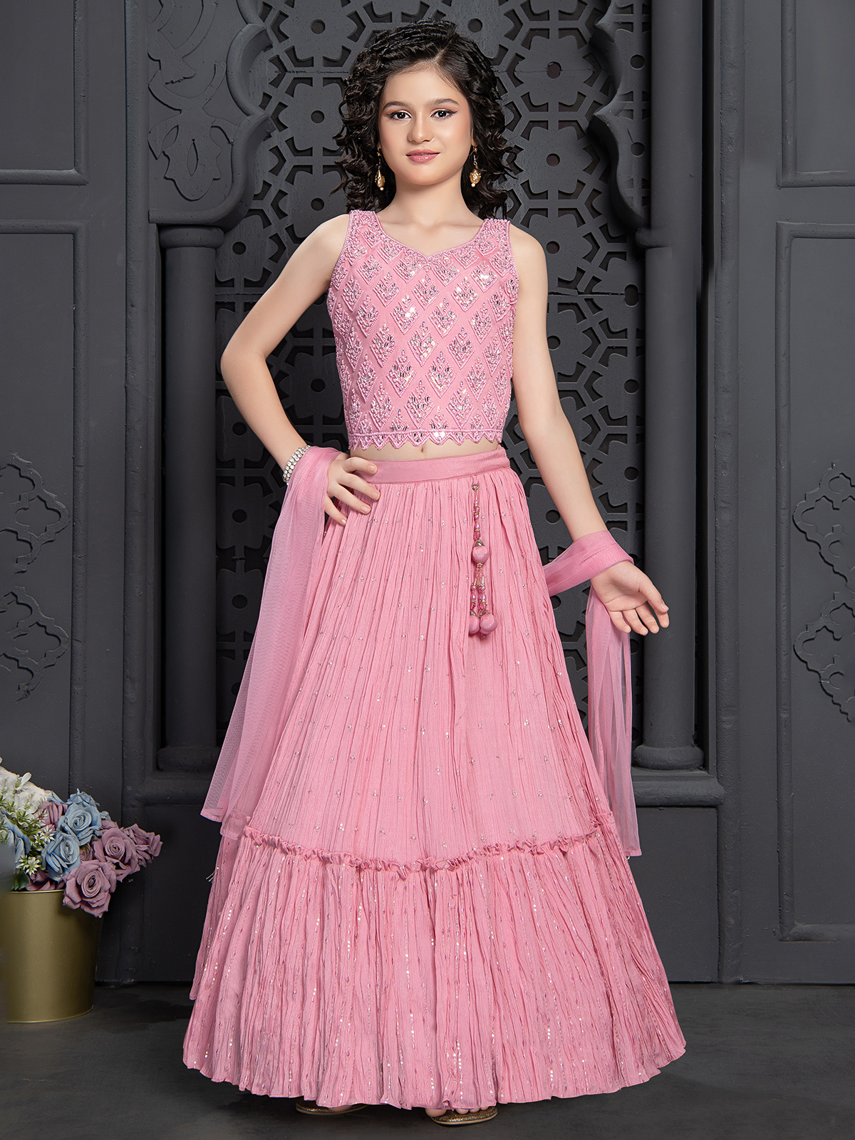 Stylish lehenga for girls cheap