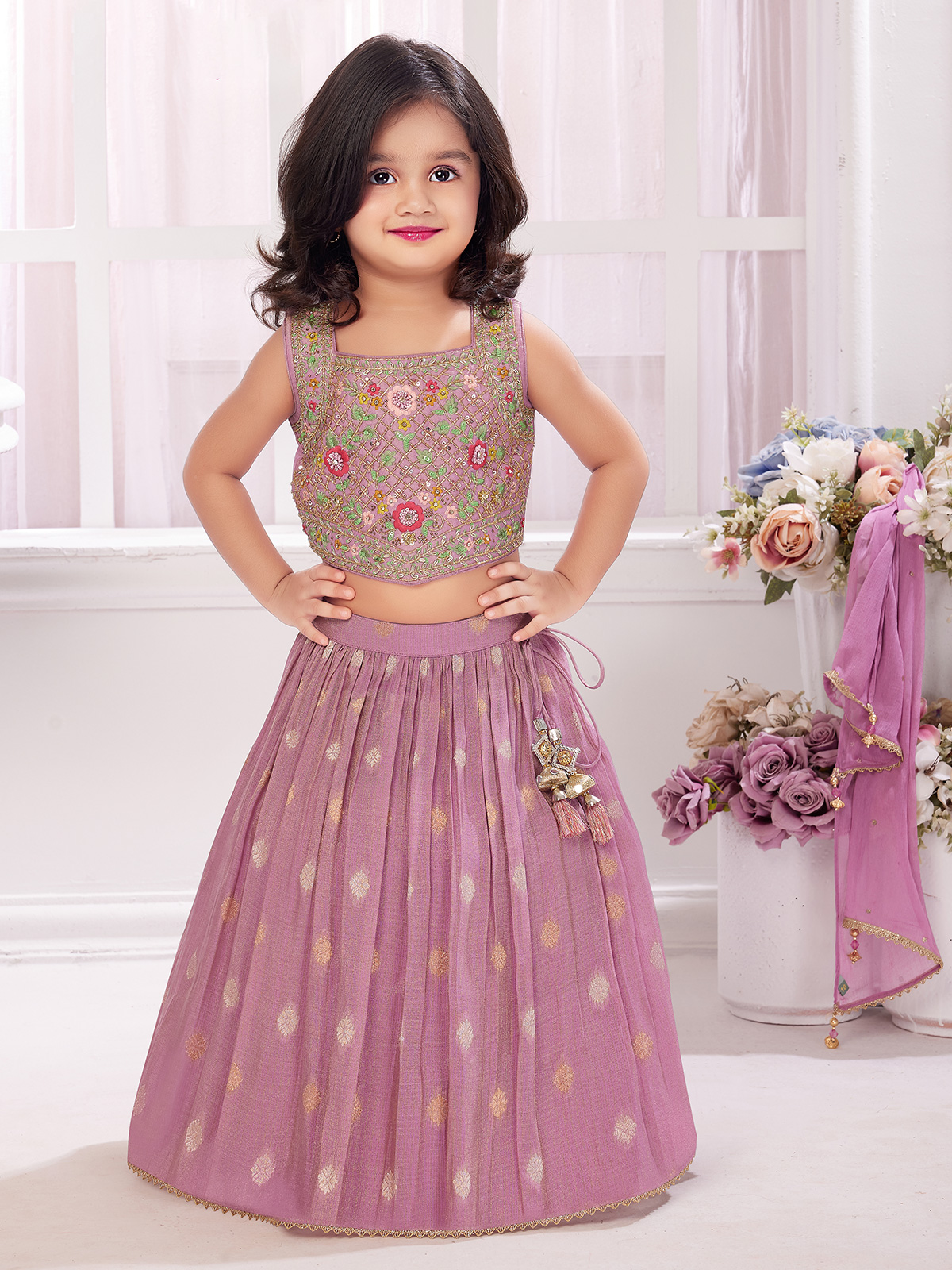 Lehenga choli for 2 year girl online best sale