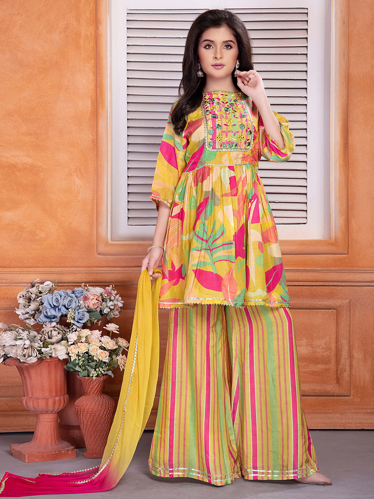 Buy Latest Kids Salwar Suits Online for 1 14 Year Girls in India
